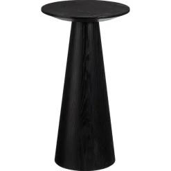 Kwantum Bijzettafels*Bijzettafel Cone 35cm Zwart