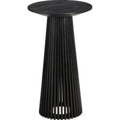 Kwantum Salontafels|Bijzettafels*Bijzettafel Latera Zwart ø 35x60 Cm