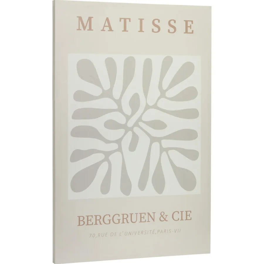 Kwantum Wanddecoratie*Canvas Schilderij Matisse Beige 75x115 Cm