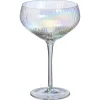 Kwantum Glazen|Glazen*Champagneglas Ribbel Holo - 370 Ml