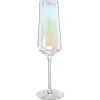 Kwantum Kerstservies*Champagneglas Ribbel Holo 300ml
