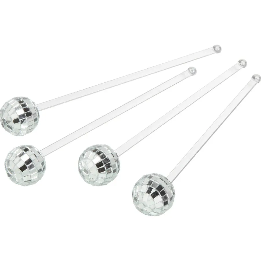 Kwantum Kerstservies*Cocktailsticks Disco Zilver - 4 Stuks