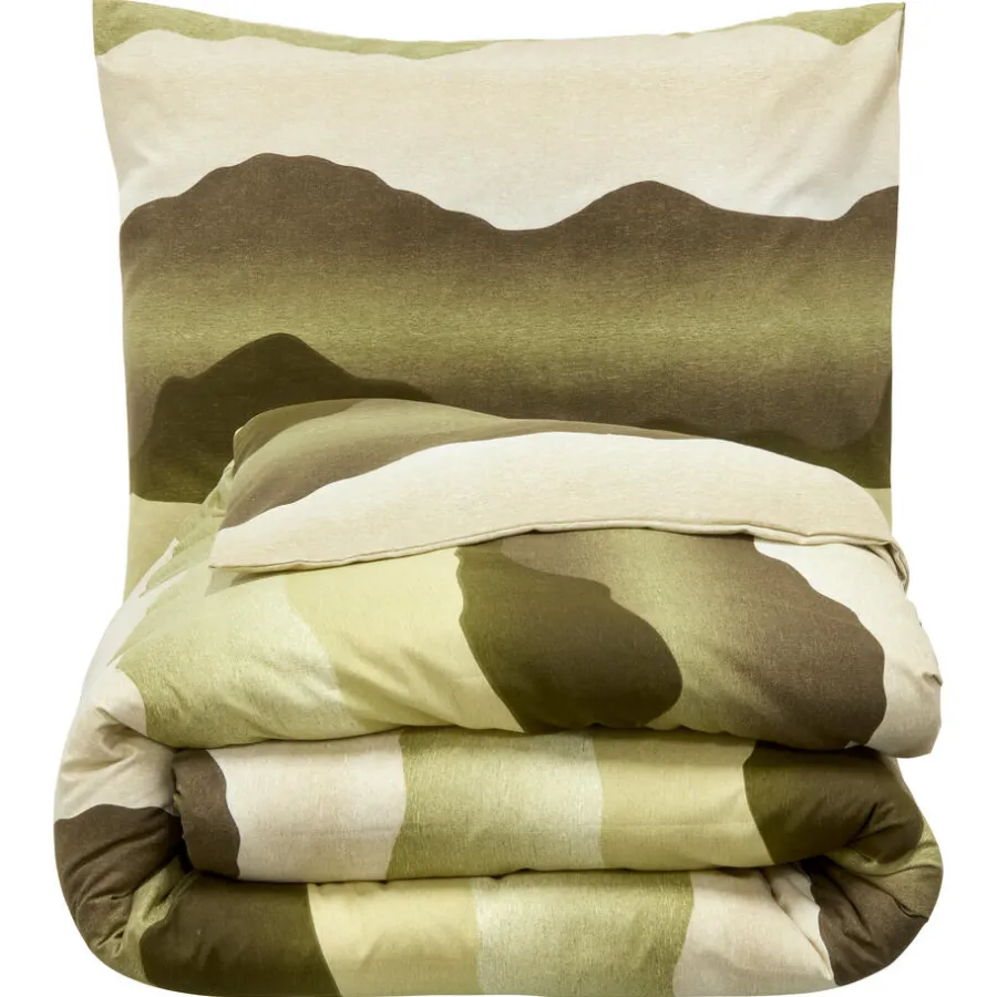 Kwantum Dekbedovertrekken|Beddengoed*Dekbedovertrek Flanel Bregje Groen 240x220 Cm 240X220CM