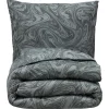Kwantum Dekbedovertrekken|Beddengoed*Dekbedovertrek Marble Grijs 140x220 Cm
