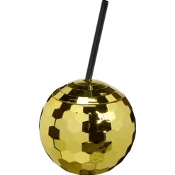 Kwantum Kerstservies|Mokken*Drinkbeker Discobal - 600ml Goud