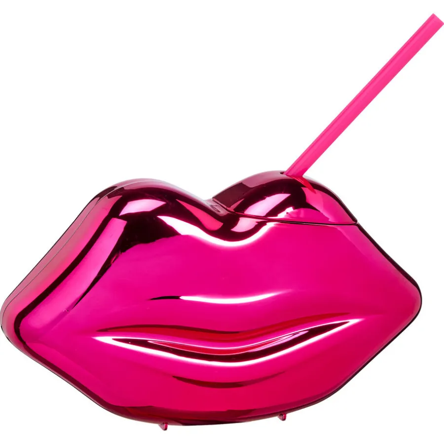 Kwantum Kerstservies|Mokken*Drinkbeker Lips - 600 Ml Fuchsia