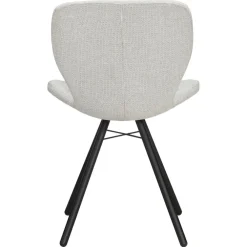 Kwantum Eetkamerstoelen*Eetkamerstoel Lucca Lichtgrijs Mid.Grijs