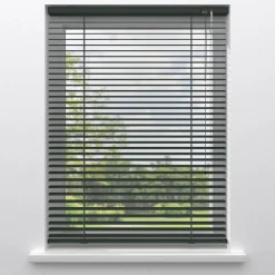 Kwantum Aluminium Jaloezieën|Houten Jaloezieën*Fenstr Aluminium Jaloezie Alix 25mm Antraciet