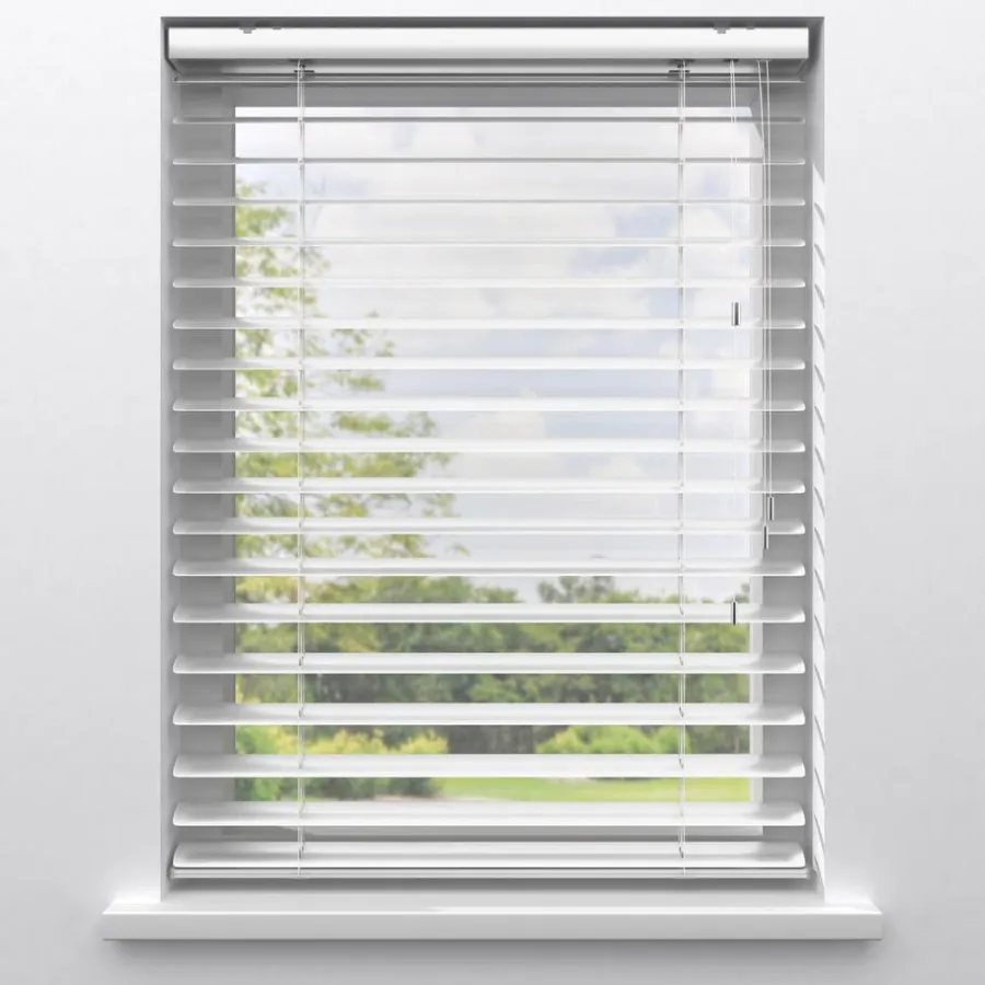 Kwantum Aluminium Jaloezieën|Jaloezieën*Fenstr Aluminium Jaloezie Bodine 50mm Wit