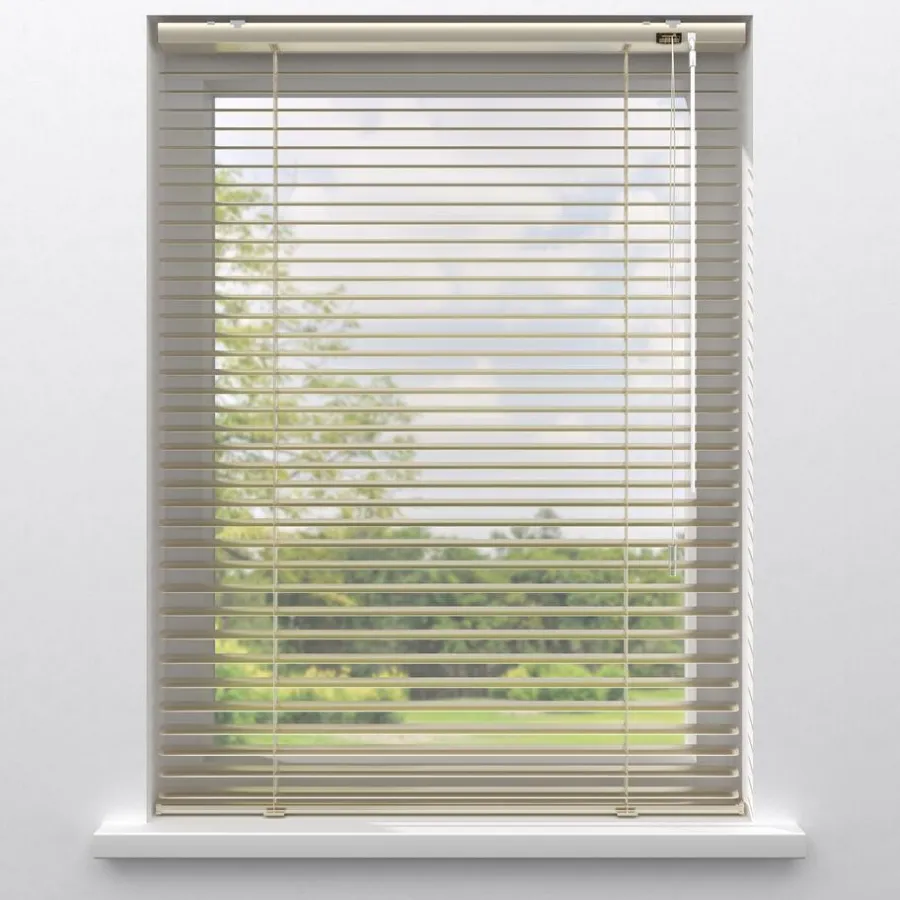Kwantum Aluminium Jaloezieën|Houten Jaloezieën*Fenstr Aluminium Jaloezie Isis 25mm Goud