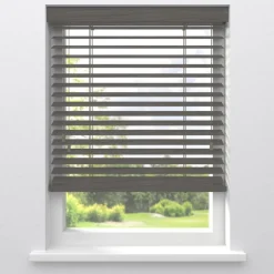 Kwantum Aluminium Jaloezieën|Houten Jaloezieën*Fenstr Houten Jaloezie Jens Licht Grijs 50mm LichtGrijs
