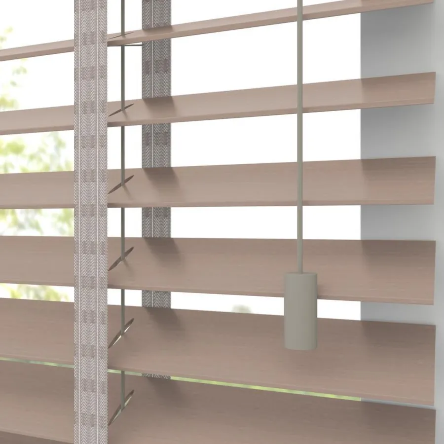 Kwantum Aluminium Jaloezieën|Houten Jaloezieën*Fenstr Houten Jaloezie Jens 50mm Naturel