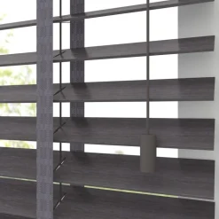 Kwantum Houten Jaloezieën|Jaloezieën*Fenstr Houten Jaloezie Jonas Grijs 50mm