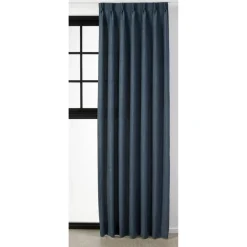 Kwantum Vouwgordijnen|Gordijnen*Gordijn Kaat Donkerblauw Dr.Blauw