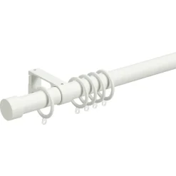 Kwantum Gordijnroedes*Gordijnroede 120 Cm Wit Metaal Ø28mm