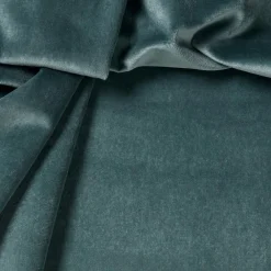 Kwantum Vouwgordijnen|Gordijnen*Gordijn Velours Romeo blauw Grijs