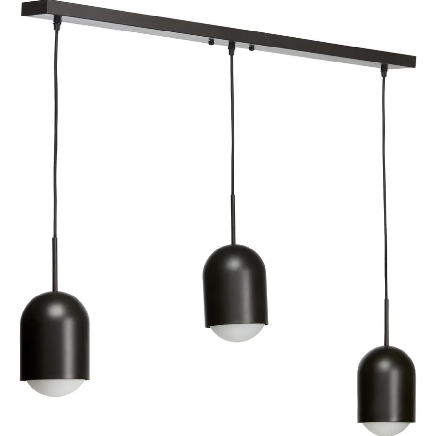 Kwantum Hanglampen*Hanglamp Beanie 3-Lichts Zwart