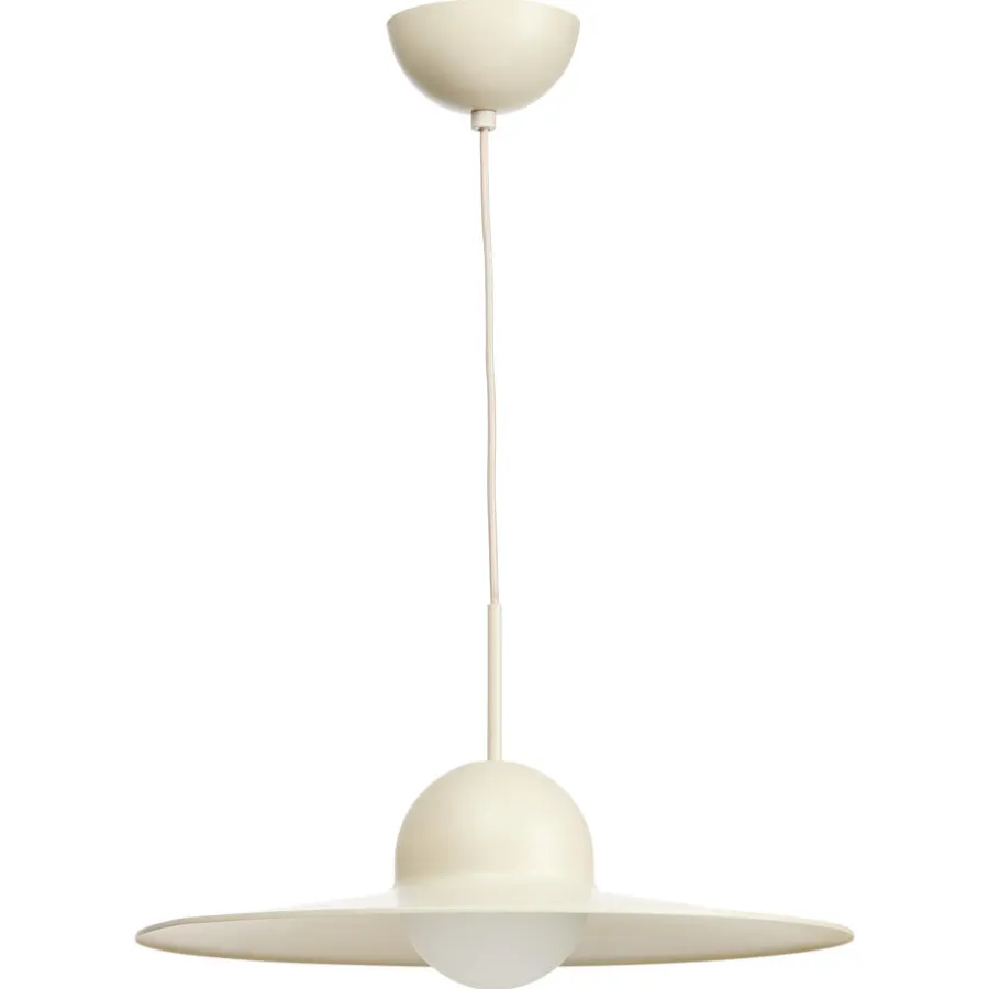 Kwantum Hanglampen*Hanglamp Beanie Off-white ø 45x120 Cm Ø045X120CM