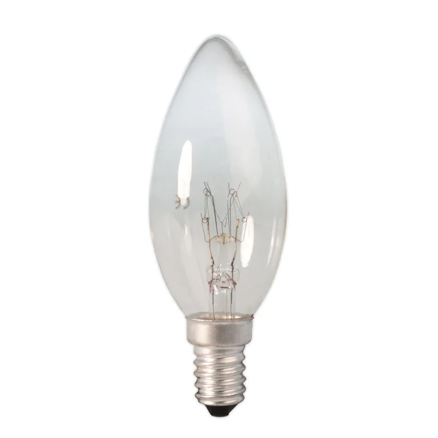 Kwantum Lichtbronnen*Kaarslamp Helder 35x100 Cm E14 10W Dimbaar