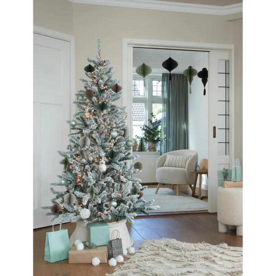 Kwantum Kerstballen & Kerstornamenten*Kerstballen Salie - 10 Stuks Groen