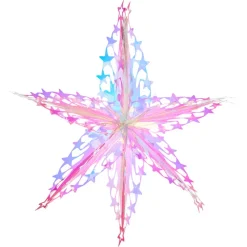 Kwantum Kerstdecoratie*Kerstdecoratie Holo Ster ⌀40 Cm 40 Cm 040CM