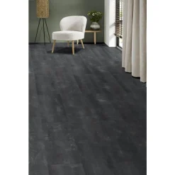 Kwantum Tegellook Pvc Vloeren|Klik Pvc-Vloeren*Klik PVC Mabel Antraciet Tegel Je berekent hoeveel meters je nodig hebt door lengte en breedte in te vullen