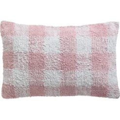 Kwantum Sierkussens*Kussen Roselle Roze/Wit 40x60 Cm