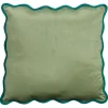 Kwantum Sierkussens*Kussen Scallop Groen - 45x45 Cm