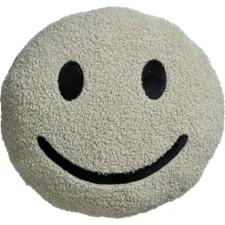 Kwantum Sierkussens*Kussen Smiley Greige Ø35 Cm ø 35 Cm