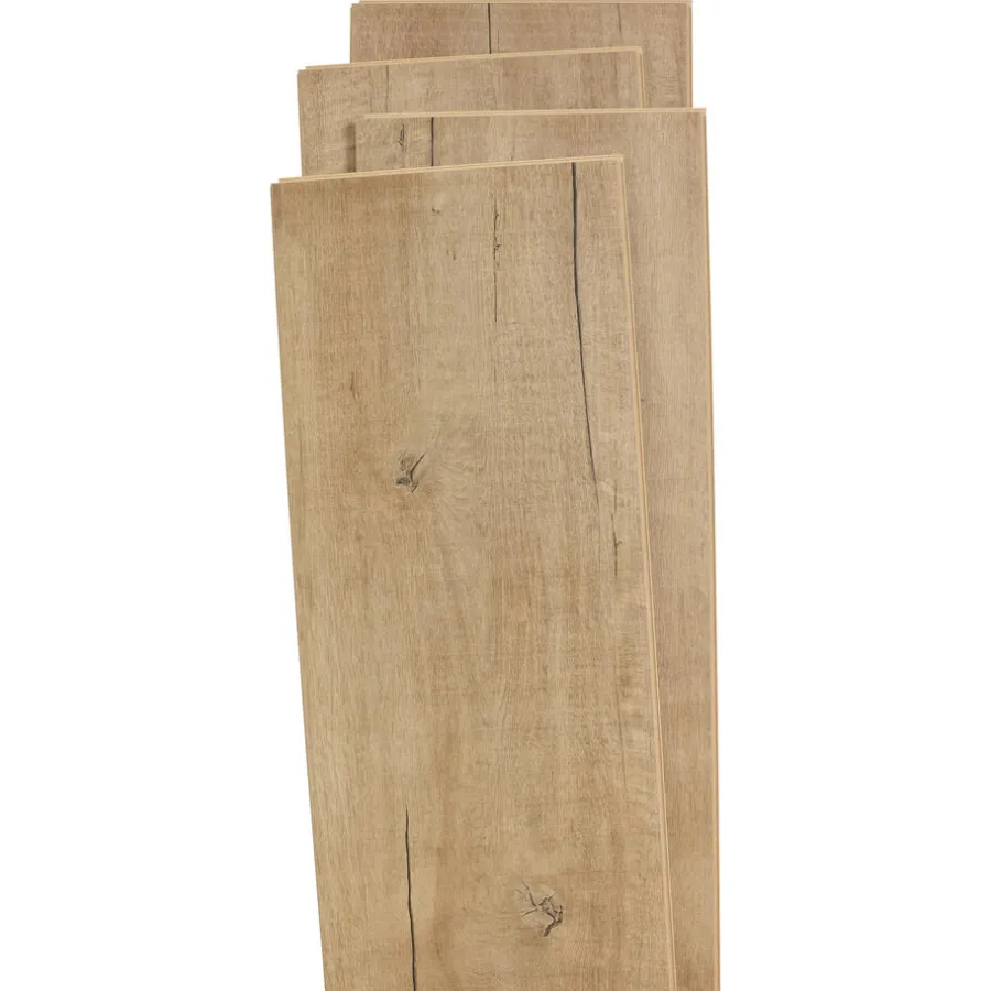 Kwantum Extra Breed Laminaat|Houtlook Laminaat*Laminaat Brampton Naturel Eiken XL Plank Je berekent hoeveel meters je nodig hebt door lengte en breedte in te vullen