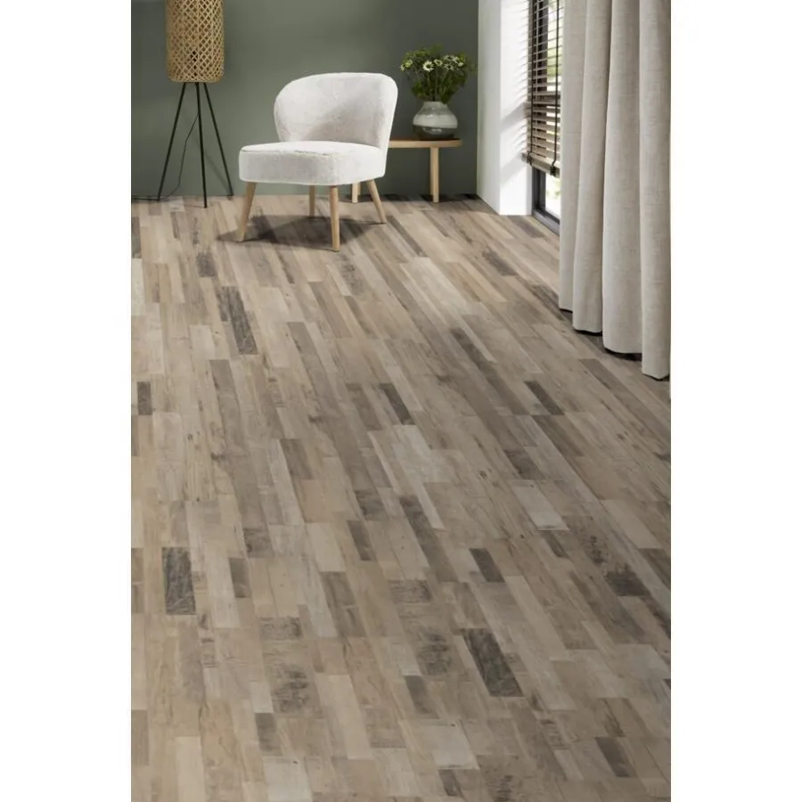 Kwantum Houtlook Laminaat*Laminaat New Lumberville Eiken Je berekent hoeveel meters je nodig hebt door lengte en breedte in te vullen