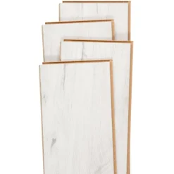 Kwantum Houtlook Laminaat|Tegellook Laminaat*Laminaat New Woodlyn Licht Eiken Je berekent hoeveel meters je nodig hebt door lengte en breedte in te vullen