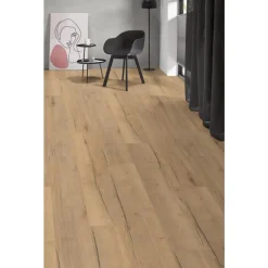 Kwantum Extra Breed Laminaat|Houtlook Laminaat*Laminaat Vernon Licht Beige Je berekent hoeveel meters je nodig hebt door lengte en breedte in te vullen