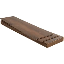 Kwantum Houtlook Laminaat|Extra Breed Laminaat*Laminaat Walsh Donker Eiken XL Plank Je berekent hoeveel meters je nodig hebt door lengte en breedte in te vullen