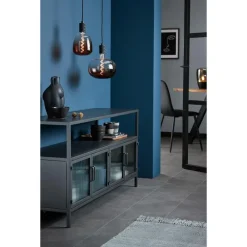 Kwantum Lichtbronnen*LED Lamp 22x22,5 Cm Bruin E27 Dimbaar