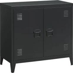 Kwantum Lockerkasten*Lockerkast Leipzig 2-Deurs Zwart