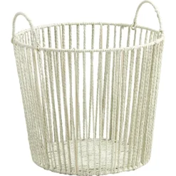 Kwantum Manden*Mand Pila Off-White ø35 Cm Wit