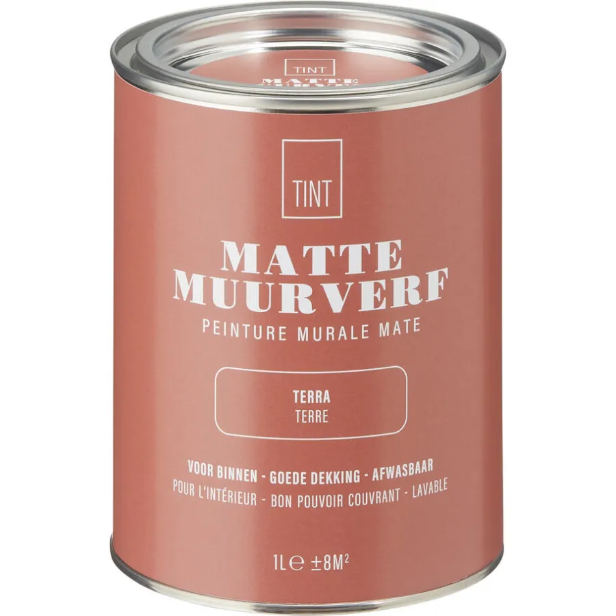Kwantum Muurverf*Muurverf Mat Terra 1 L 1L