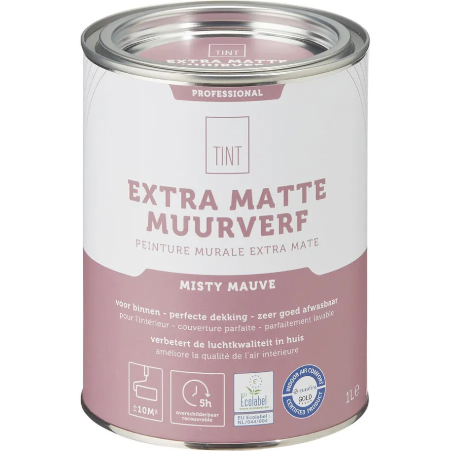 Kwantum Muurverf*Muurverf Professional Misty Mauve 1 L 1L
