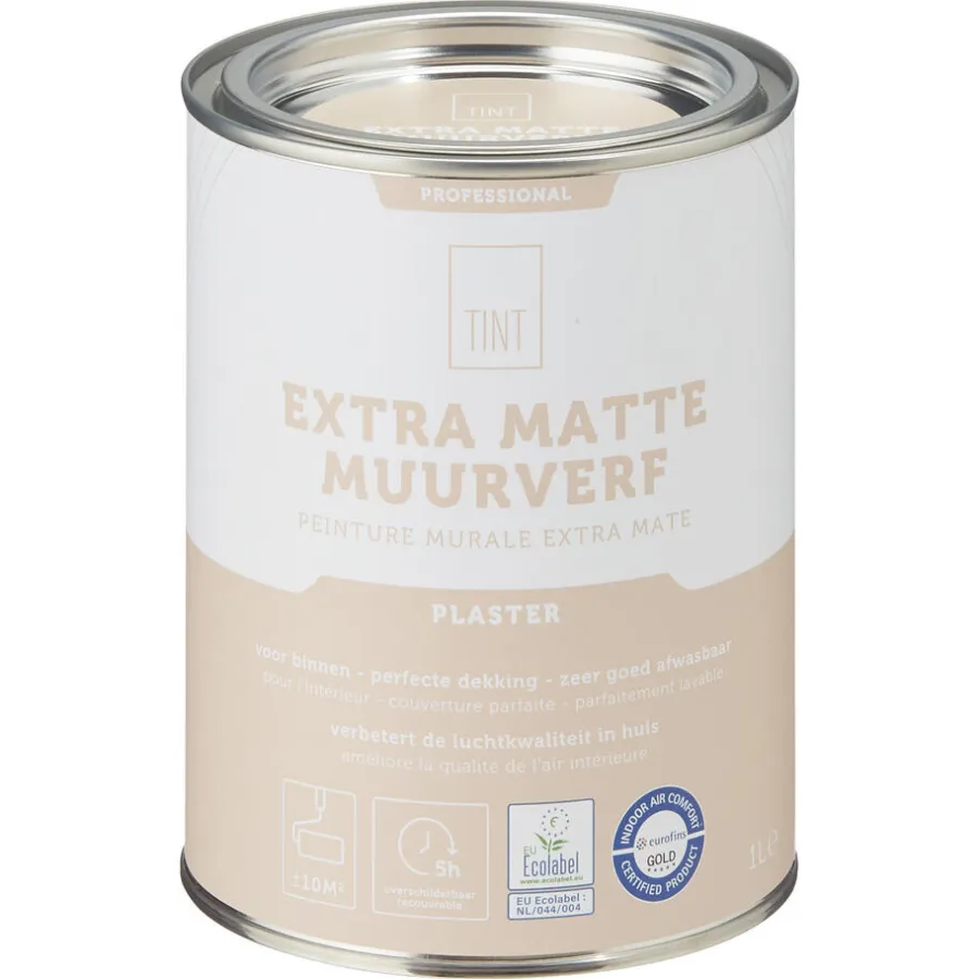 Kwantum Muurverf*Muurverf Professional Plaster 1 L 1L