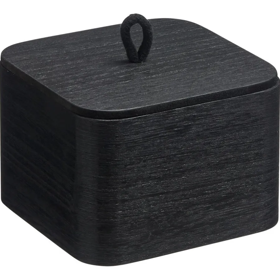 Kwantum Opbergkisten*Opbergkist Holm Zwart 14x14x10 Cm 14X14X10CM