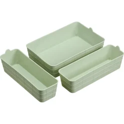 Kwantum Opbergboxen & Lades*Opbermand Mini Groot - 3 Stuks Groen