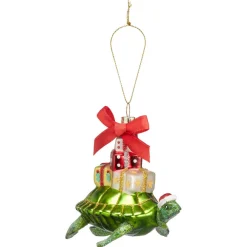 Kwantum Kerstballen & Kerstornamenten*Ornament Schildpad Groen