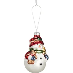 Kwantum Kerstballen & Kerstornamenten*Ornament Sneeuwpop Multicolor
