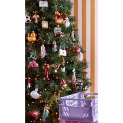 Kwantum Kerstballen & Kerstornamenten*Ornament Sneeuwpop Multicolor