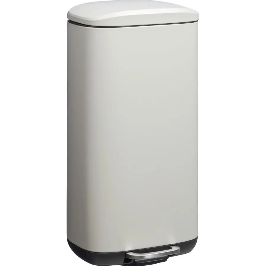 Kwantum Afvalbakken*Pedaalemmer Lux 30 Liter Lichtgrijs