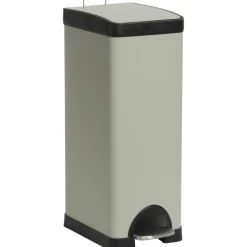 Kwantum Afvalbakken*Pedaalemmer Rechthoek 30 Liter Clay Greige