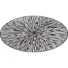 Kwantum Kerstservies|Placemats*Placemat Marsha Zwart ⌀38 Cm