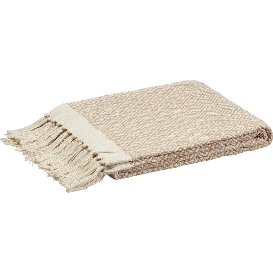 Kwantum Plaids*Plaid Tours 130x17 Cm Beige