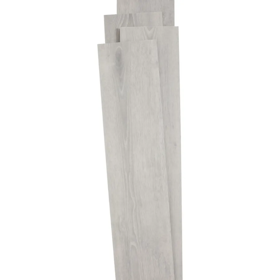 Kwantum Plak Pvc-Vloeren*Plak PVC Bowman Grijs Eiken Je berekent hoeveel meters je nodig hebt door lengte en breedte in te vullen